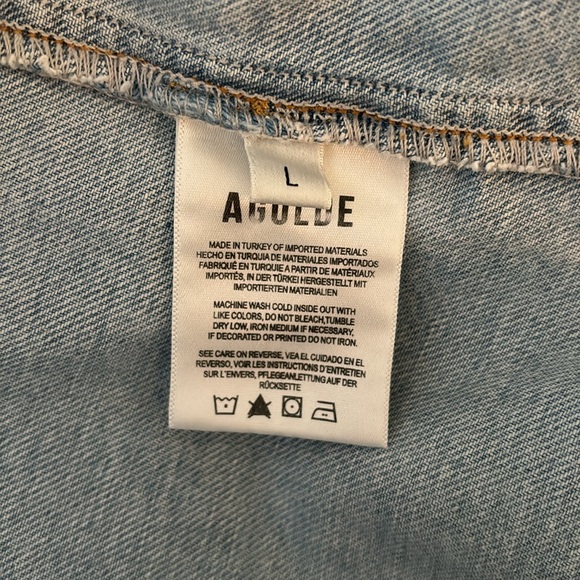 AGolde cropped over sized denim jacket - Picture 4 of 7